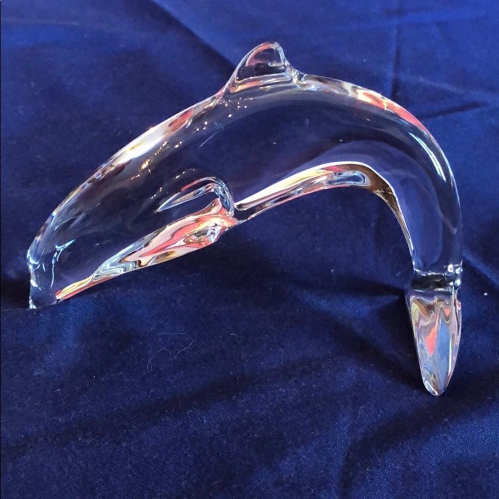 Vintage Baccarat Dolphin 
